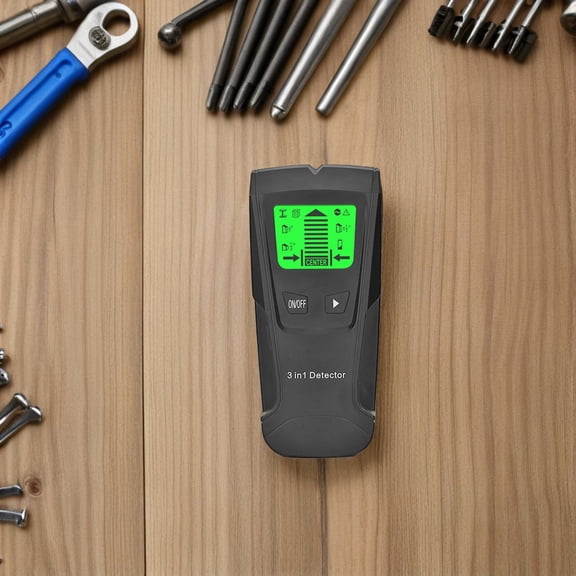 LOLIPPYY Electronic Wood Stem Finder with Analog Display and Sound Alarm for Metal Wire and Stud Detection