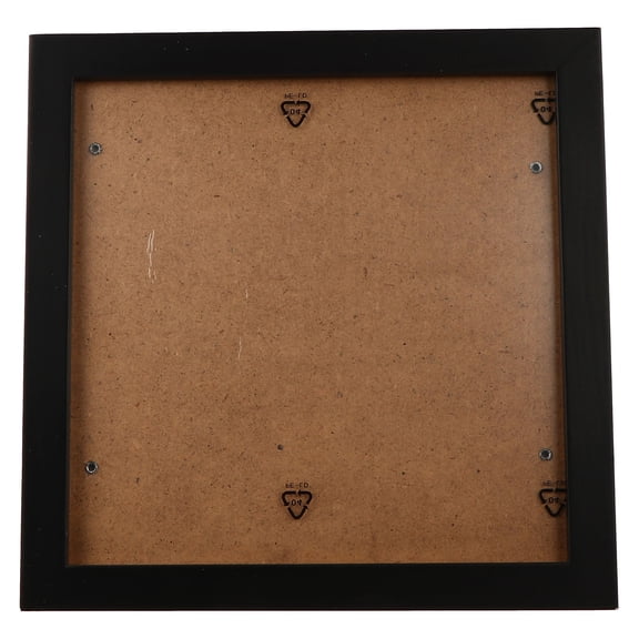 LOLIPPYY Black Wood 8-Inch Square Photo Frame for Desk and Wall Decor