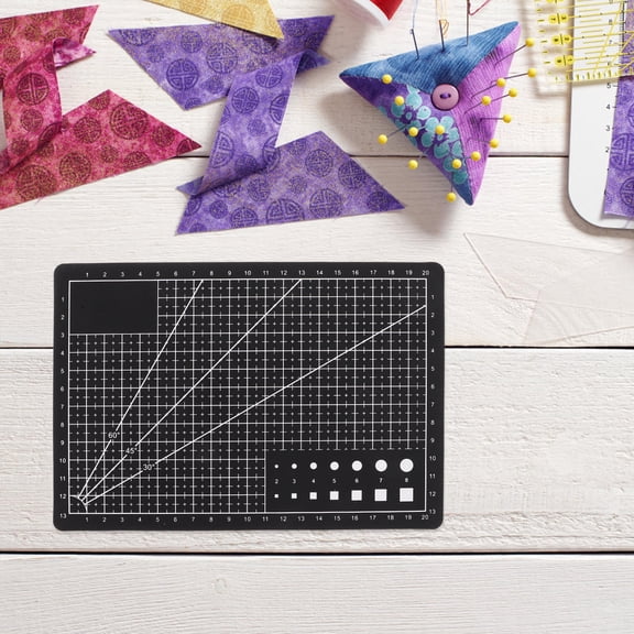 LOLIPPYY Black Workbench Cutting Mat with Durable PVC Surface for Safe Table Protection