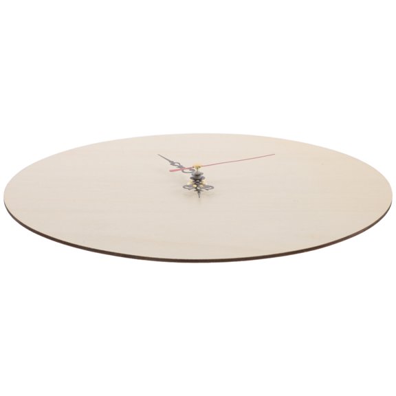 LOLIPPYY Blank Wooden Clock Dial for Painting Craft and Home Office Clock Decoration