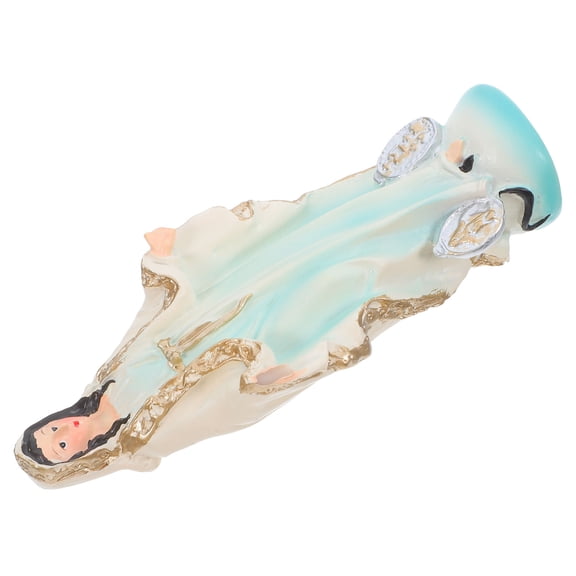 LOLIPPYY Blessed Mary Statue Resin Figures Mexican Home Decor Ceremonies 1Set