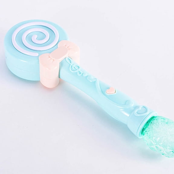 LOLIPPYY Blue Automatic Bubble Wand for Yard Activities and Birthday Parties