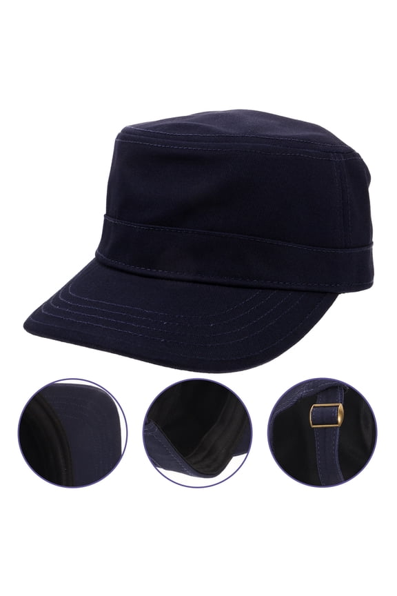 Blue Baseball Hat Peaked Cap Unisex Sun Hat Comfortable Durable Cloth Design