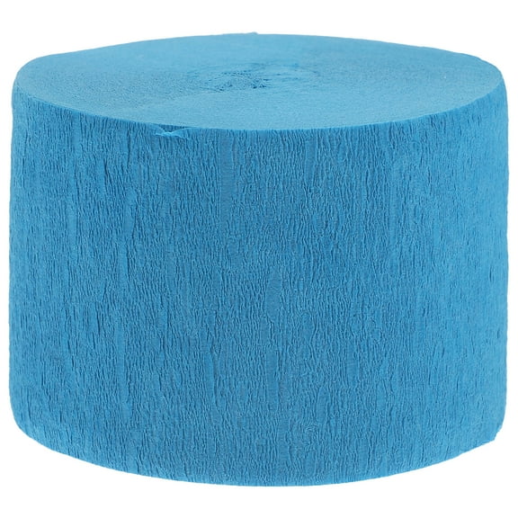 LOLIPPYY Blue Crepe Paper Streamer Party Accessory with Vibrant Color for Events