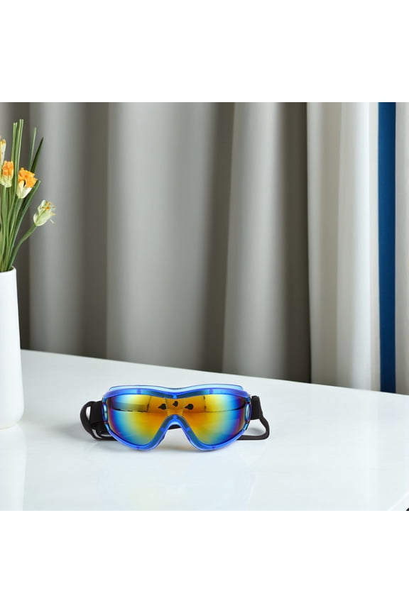 Blue Dog Glasses for Large Dogs Uv Protection Windproof Sunglasses with Adjustable Strap