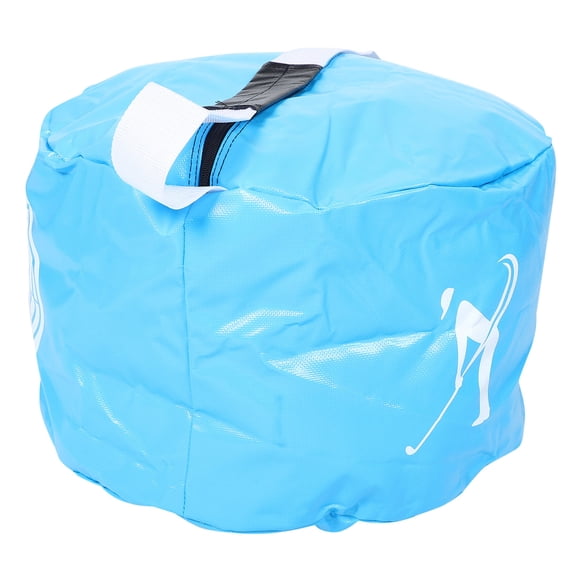 LOLIPPYY Blue Golf Bag Training Aid with Portable Impact Hitting Design for Expert Swing Correction
