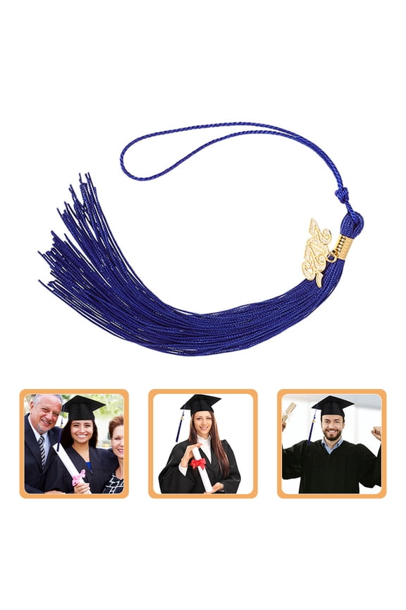 Graduation Cap Tassel Charm Pendant, Zinc Alloy Graduation Decoration Accessory for Ceremony