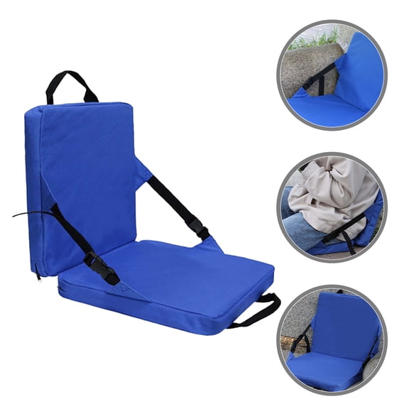 LOLIPPYY Foldable Outdoor Chair Cushion with Oxford Cloth and Sponge Padding for Picnic, BBQ, Camping
