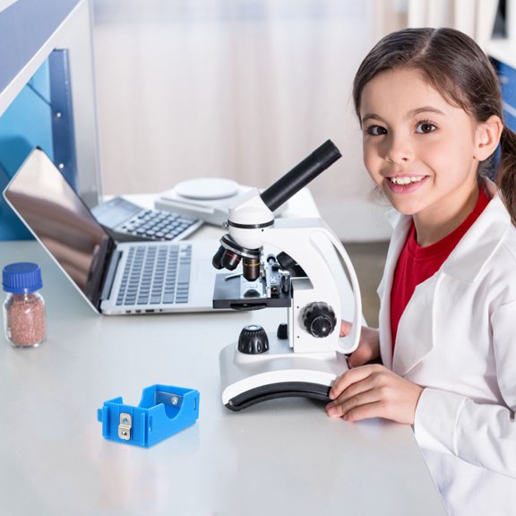 LOLIPPYY Blue Plastic Physics Terminal Battery Case for Experiments Durable Teaching Instrument Size 4pcs