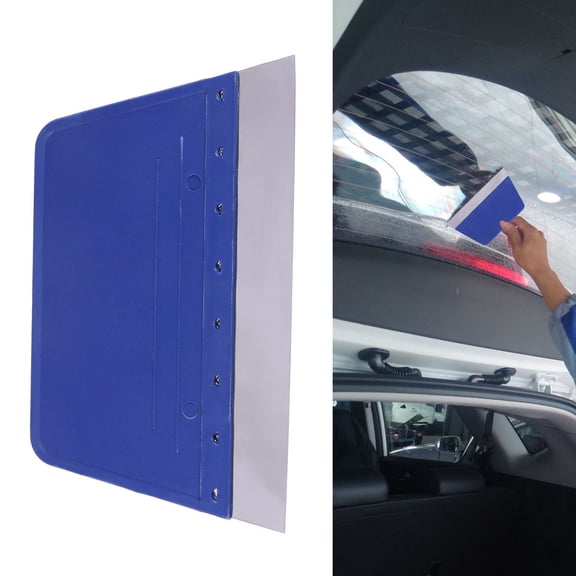 LOLIPPYY Blue Plastic Razor Scraper Tool for Removing Stickers Decals and Adhesive from Windows and Glass