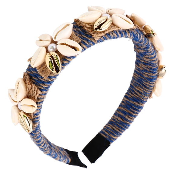 LOLIPPYY Seashell Pattern Fabric Headband for Women, Ideal for Everyday Use and Special Events, 1 Piece