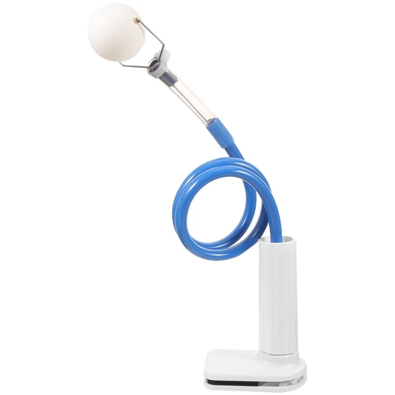 LOLIPPYY Blue Table Tennis Trainer with Adjustable Elastic Strap for Reaction Time and Ball Control Practice