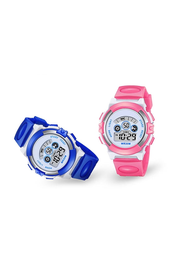 Silicone Sports Watch with Adjustable Band and Bright for Active Lifestyle