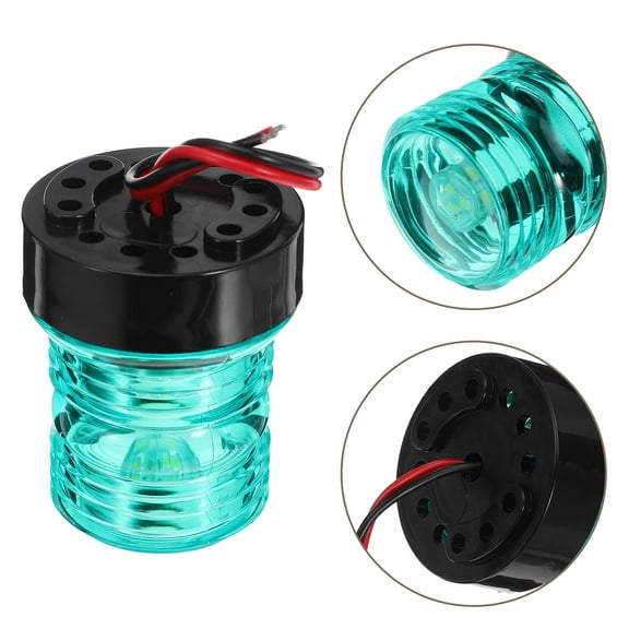 LOLIPPYY Boat Green LED Anchor Light, Energy Efficient Navigation Light for Sailing