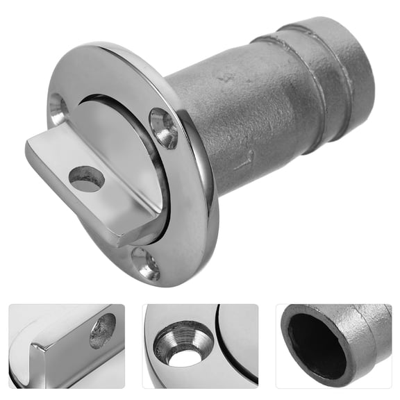 LOLIPPYY Boat Hull Plug 316 Marine-Grade Steel Drainage For Boat Maintenance 1Set