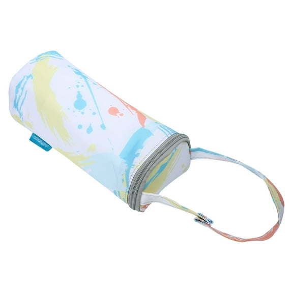 LOLIPPYY Bottle Cooler Bag Insulated White with Snap Clip and Hand Strap for Fresh Milk Anytime