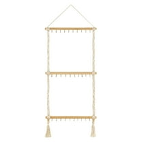 LOLIPPYY Hanging Hair Bow Holder Organizer for Hair Accessories, Headbands, and Jewelry Storage