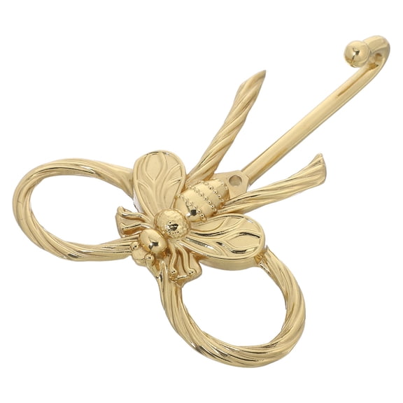 LOLIPPYY Brass Bee Wall Mounted Hooks Plated Gold Metal Coat Rack for Bathroom Bedroom Entryway Farmhouse Decor