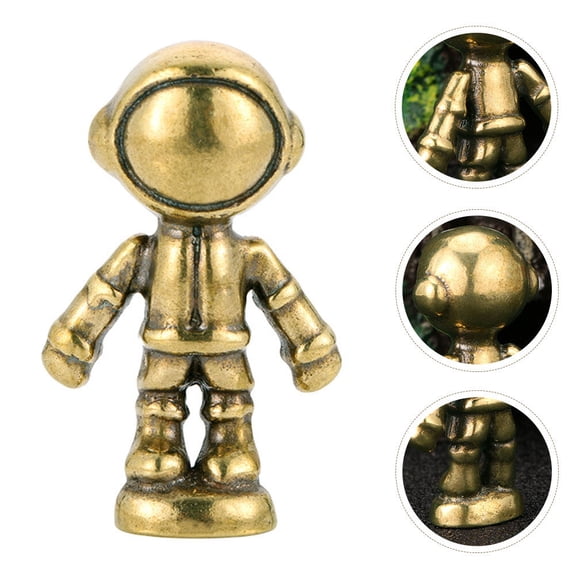 LOLIPPYY Brass Robot Craft Model Premium Indoor Tabletop Decor with Vintage Appeal