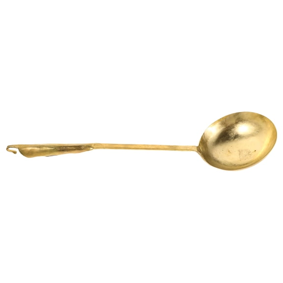 LOLIPPYY Golden Brass Stirring Spoon for Sugar Art, Cooking, Kitchen Utensil, and Stylish Culinary Tool