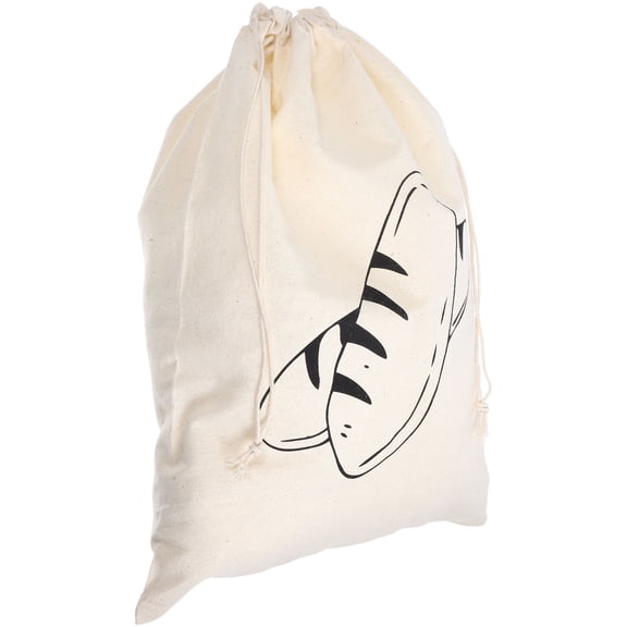 LOLIPPYY Bread Bag Reusable for Households Linen Beige 1Pack