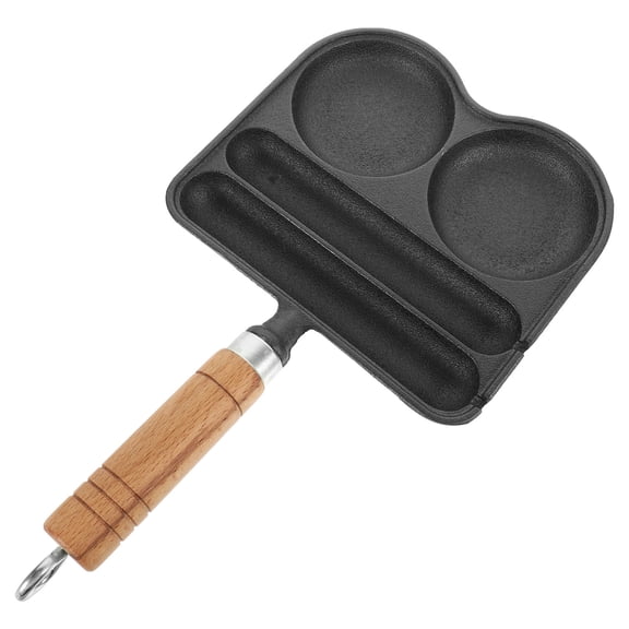 LOLIPPYY Breakfast Skillet Cast Iron 1Set For Cooking Eggs And Sausages