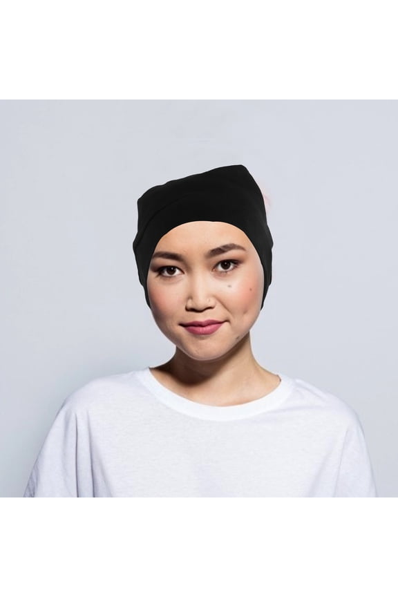 Breathable Cotton Sleeping Cap Beanie Hat Comfortable Hair Protector for Night Use