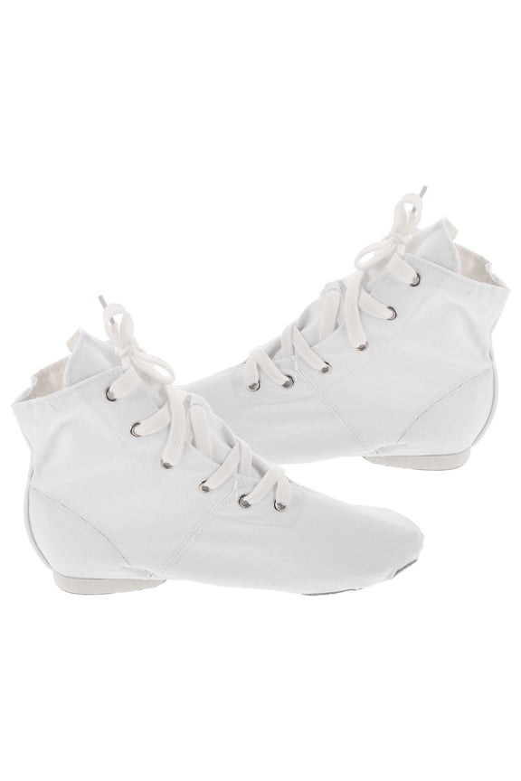 Breathable Jazz Shoes for Women 1 Pair Canvas High-top for Dance Activities