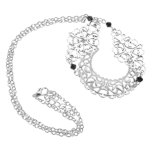 LOLIPPYY Bridal Hair Accessories Alloy Hollow Moon Design For Women 1Set