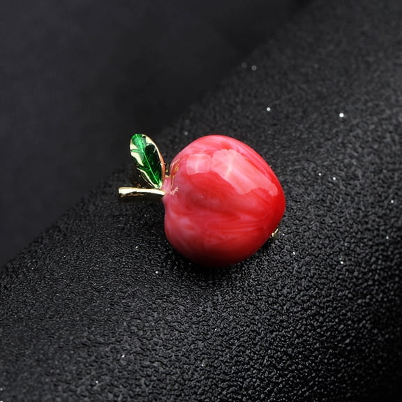 LOLIPPYY Brooch Pin Metal Fruit Shaped Lapel Pin Decorative Clothing Accessory