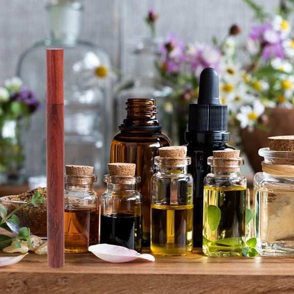 LOLIPPYY Brown Plastic Incense Stick Storage Container for Home with Simple Lid Design and Artful Appearance