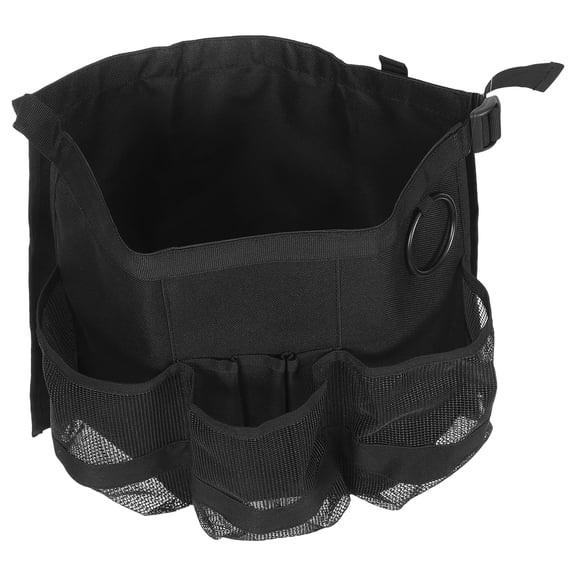 LOLIPPYY Bucket Tool Organizer Black Polyester Storage Bag Compatible with 5 Gallon Buckets for Outdoors