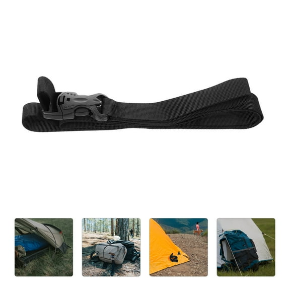 LOLIPPYY Buckle Straps Luggage Strap Black Buckle for Adjustable Length 1Pcs