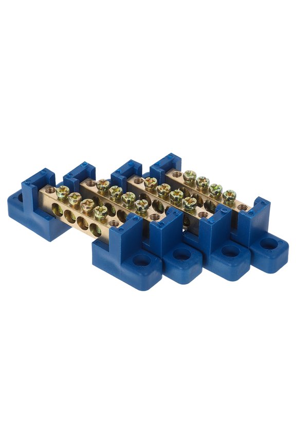 Bus Bar for Home 4pcs Precision Electrical Connection Copper Terminal Block Efficient Heat Dissipation