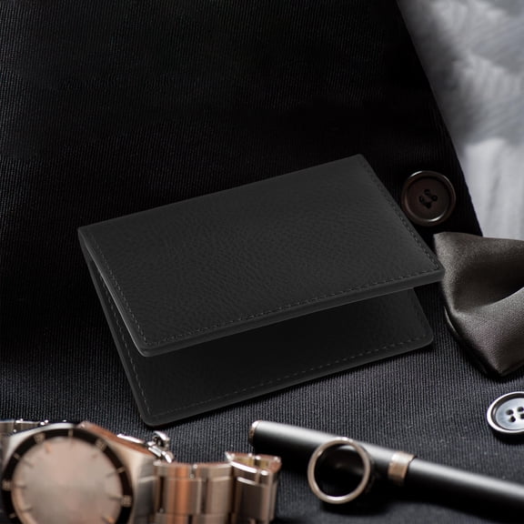 LOLIPPYY Business Card Holder Case Business Card Holder Security Black 1Pcs