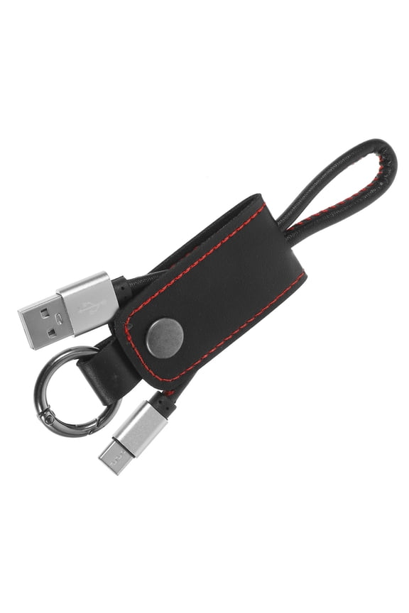 C Charging Cable Keychain Fast Charging USB Cable Data Sync Key Holder Assorted Colors