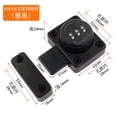 thumbnail image 1 of LOLIPPYY Cabinet Latch: Password Cabinet Door Lock Keyless Combination Lock For Wardrobes Closets And Furniture - Punch-Free Installation, 1 of 7