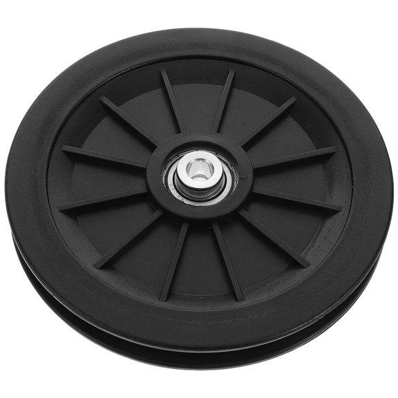 LOLIPPYY Cable Machine Part Pulley Wheel Nylon Black For Home Gym 1Set