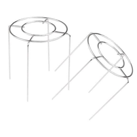 LOLIPPYY Cake Cooling Rack Stainless Steel Round Baking Support 2Pcs Silver