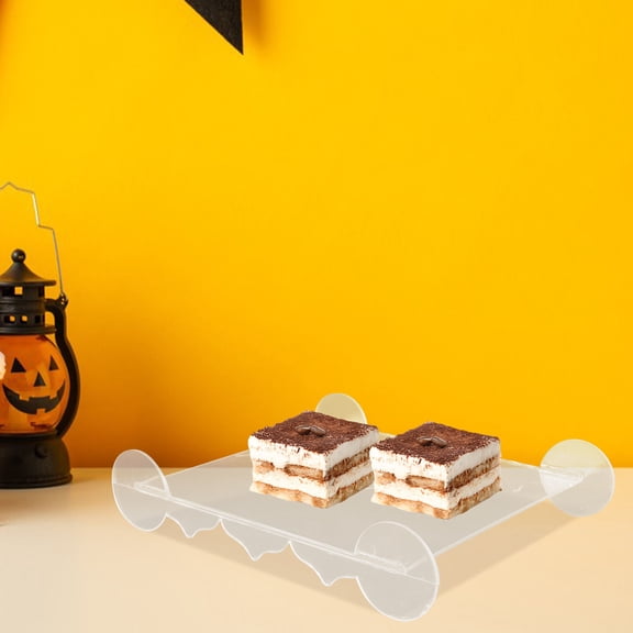 LOLIPPYY  Cake Display Stand Acrylic Pumpkin Carriage Design Transparent Dessert Holder for Party