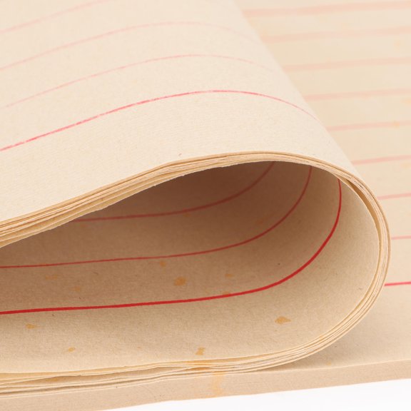 LOLIPPYY Calligraphy Practice Paper Beige Rice Paper for Writing Brush Ink Use and Art Supplies