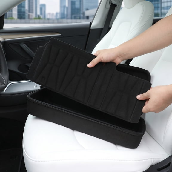 LOLIPPYY Black Polyester Camera Bag Inserts Soft Dividers for Travel and Outdoor Use