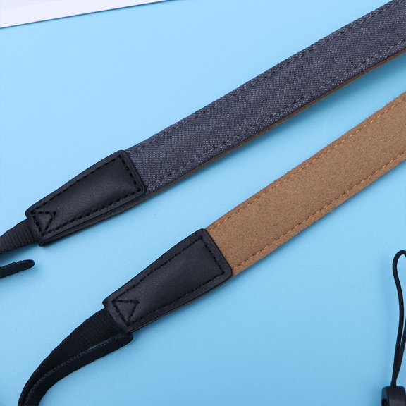 LOLIPPYY Camera Shoulder Strap Canvas Dark Grey 1Set For Outdoor Use