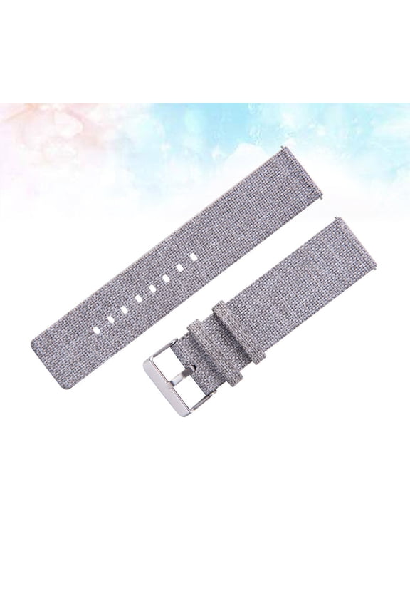 Canvas Replacement Watch Strap Light Grey for Vivoactive3 Hr Comfortable Ergonomic Design