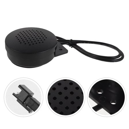 LOLIPPYY Car Air Horn Compact Black Speaker with 2 Pin Connector for Automotive Sound System Upgrade