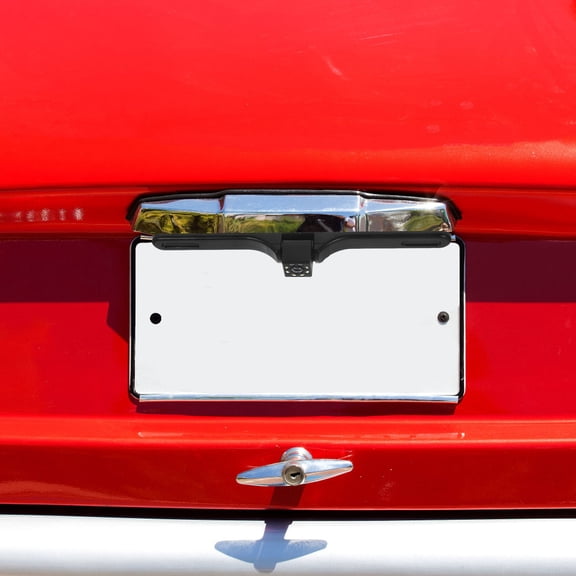 LOLIPPYY Splashproof Car Backup Camera with Integrated License Plate Cam for Enhanced Rearview Safety and Easy Installation