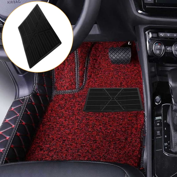 LOLIPPYY Car Carpet Protector Rubber Repair Patch with Anti Slip Design for Floor Mats and Pedal Pads Black