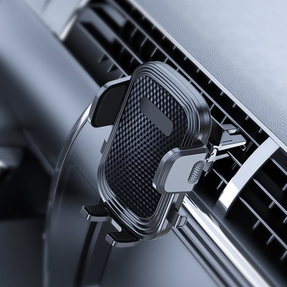 LOLIPPYY Car Cell Phone Holder for Air Vent with Left Right Tilt and Silicone Protection Black
