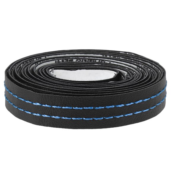 LOLIPPYY Car Interior Trim Strips Blue PU Material Dashboard Decorative Strip Universal Fit