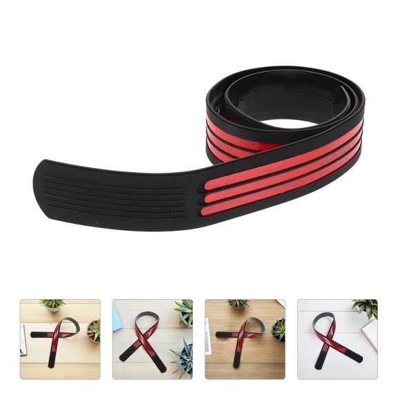 LOLIPPYY Car Safety Warning Sign Reflective Bumper Tape PVC High Visibility Night Driving 1Set